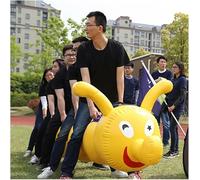 Fun Games Inflatable Toys Equipment Team Building 1pc(Yellow,8 seats)