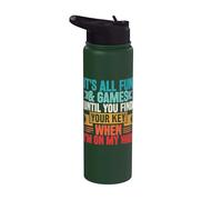 Fun & Games Until You Find Your Key - Lock Picker Stainless Steel Insulated Water Bottle