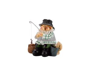 Fun Garden Ornament Wilf the Gnome Fishing ideal for pond , garden decor