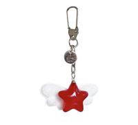 Fun Gelatin Star Keychain Soft Rosin Sea Creature Deck Added Permanent Phone Dense Bag Charm for Youth Adults Elegant Present Elegant Environmental Rosin Cord Holder, フリーサイズ