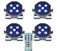 Fun Generation SePar Quad LED RGB UV Bundle 4