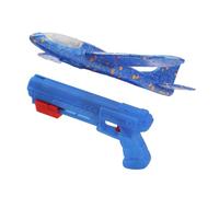 Fun Glider Plane, Flying Catapult Toy, Lightweight Airplane with LED, Sturdy Outdoor Toy, Glider Aircraft with Colorful Design, Kids Play Set for Birthday and Garden