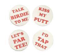 Fun Golf Ball Marker - Putting Spot Token, Green Position Disc, Alignment Chip, Fairway Location Badge | Humorous Novelty Accessory Golfer Outdoor Sports Women Gift Party Fun