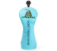 Fun Golf Club Head Covers 4 Models Available 1pc or 3pcs Driver Headcover, 3 5 Fairway Wood Head Cover, Rescue Hybrid Headcovers (Blue- Fairway Cover)