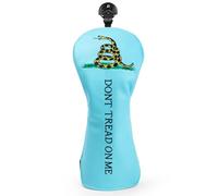 Fun Golf Club Head Covers 4 Models Available 1pc or 3pcs Driver Headcover, 3 5 Fairway Wood Head Cover, Rescue Hybrid Headcovers (Blue- Hybrid Cover)