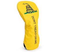 Fun Golf Club Head Covers 4 Models Available 1pc or 3pcs Driver Headcover, 3 5 Fairway Wood Head Cover, Rescue Hybrid Headcovers (Yellow- Driver Cover)