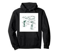 Fun Golfer Swings with Style on the Fairway Club Green, Gift Pullover Hoodie