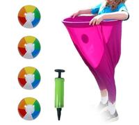 Fun Granny Pants, Yard Game Set, Party Toss Pants Game Props, Yard Catch Pants With 4 Balls And A Suitable For Barbecues, Birthday Parties And Family