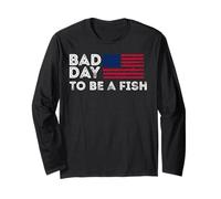 Fun Graphic- Bad Day To Be A Fish Long Sleeve T-Shirt