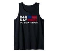 Fun Graphic- Bad Day To Be My Boss Tank Top