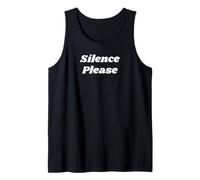 Fun Graphic-Silence Please Tank Top
