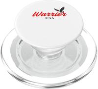 Fun Graphic- Warrior USA (with bald eagle graphic) PopSockets PopGrip for MagSafe