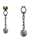 Fun Gray Plastic Ball And Chain Set On Hanging Card - (1 Pc.) - Durable Quality - Perfect for Parties & Events