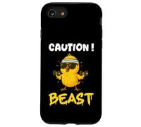 Fun Gym Slogan - Funny Chick with Dumbbell, Noodle Case for iPhone SE (2020) / 7/8