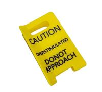 Fun Hair Clip Styling Tool with Yellow Color Caution Sign Design for Work Class or Casual Outings Sparks Laughter Hair Clip for Party