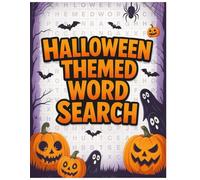 Fun Halloween Word Search Puzzle: Spooky Brain Games, Word Hunts and Relaxing Halloween Puzzles for Kids, Teens and Adults: 100 Spooky Large Print ... Builder, and Relaxing Halloween Fun
