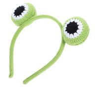 Fun Headband Cute Frog Head Band Crochet Hair Accessory For Women Skincare Hairband For Makeup Yoga And Parties Festivals