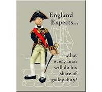 Fun historical character fridge magnet - MADE IN THE UK (Horatio Nelson)