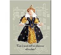 Fun historical character fridge magnet - MADE IN THE UK (Queen Elizabeth 1)
