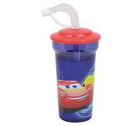Fun House 005768 Disney Cars Drinking Cup with Straw, Plastic