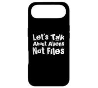 Fun Humor Txt Funny People Let’s Talk About Aliens Not Files Case for iPhone Air
