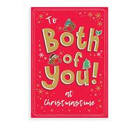 Fun/Humour Christmas Card to Both of You - 9 x 6 inches - Piccadilly Greetings, A41364
