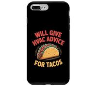 Fun HVAC Technician Taco Joke Humor Certified Tech Mechanics Case for iPhone 7 Plus/8 Plus