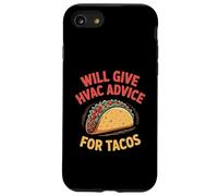 Fun HVAC Technician Taco Joke Humor Certified Tech Mechanics Case for iPhone SE (2020) / 7/8
