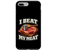 Fun I Beat My Meat Shirt Cooking Steak Tenderizer BBQ Grill Case for iPhone 7 Plus/8 Plus