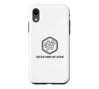 Fun I Run So My Demons Can't Catch Me Exercise Humor Design Case for iPhone XR