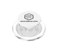 Fun I Run So My Demons Can't Catch Me Exercise Humor Design PopSockets PopGrip for MagSafe