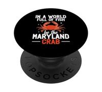 Fun In A World Full Of Fish Be The Maryland Grab PopSockets Adhesive PopGrip