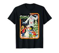 Fun in the Snow Christmas Snowman Retro Funny Adult Humor T-Shirt