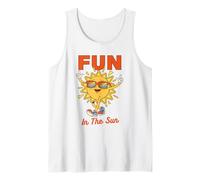 Fun in The Sun Summer Vibes Vacation Retro Vintage Tank Top