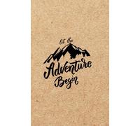 FUN INSPIRATIONAL NOTEBOOKS. 100 WHITE PAGES WITH 24 LINES PER PAGE. 5X8 EASY TO CARRY. 'THIS BELONGS TO' PAGE INCLUDED: 'LET THE ADVENTURE BEGIN' BY LEGIT ARTIST PRESS