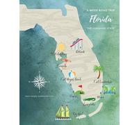 Fun Jigsaw Puzzle for Adults Florida The Everglades State Map Wooden Puzzles Best Brain Exercises Educational Gift Home Decor_1000pcs