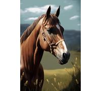 Fun Jigsaw Puzzle for Adults Horses on The Prairie Jigsaw Brain Teaser, Educational Developmental Toys & Games, Building Kit Activities to Encourage Creative Play_1000pcs