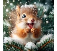 Fun Jigsaw Puzzle for Adults Tree Squirrels for All Jigsaw Puzzle Toy Lovers - Spend Time Getting a Sense of Achievement Beautiful Gift_300pcs