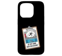 Fun Joke Stunt Coordinator Of My Own Bad Decisions Case for iPhone 15 Pro