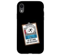 Fun Joke Stunt Coordinator Of My Own Bad Decisions Case for iPhone XR