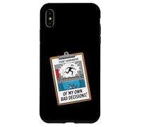Fun Joke Stunt Coordinator Of My Own Bad Decisions Case for iPhone XS Max
