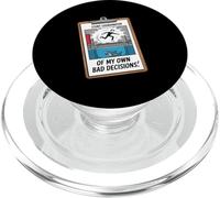 Fun Joke Stunt Coordinator Of My Own Bad Decisions PopSockets PopGrip for MagSafe