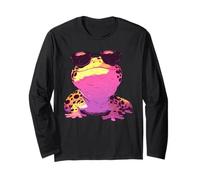 Fun Kawaii Lizard with Sunglasses Pastel Goth Leopard Gecko Long Sleeve T-Shirt