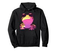 Fun Kawaii Lizard With Sunglasses Pastel Goth Leopard Gecko Pullover Hoodie