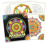 FUN LAVIE Mandala Colouring Book for Adults: 32 Stress-Relief Patterns, Spiral Bound, Mindfulness Design for Adult Relaxation (II)