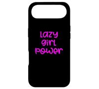 Fun Lazy Girl Power Job Design Case for iPhone Air