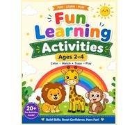 Fun Learning Activities for Toddlers: Ages 2-4 | Coloring, Matching, Tracing & Cutting Skills