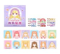 Fun Learning Reusing Sticker Book Set for Up 3 Years Old Children Dress Up to Stimulate Imagination and Creativity Sticker for Children