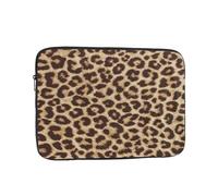 Fun Leopard Print Printed Laptop Sleeve Case 15 Inch - Protective Laptop Cover Bag Shockproof Notebook Computer Bag For Men And Women