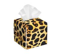 Fun Leopard Prints Print Square Tissue Box Cover,Tissue Box Cover For Bathroom, Bedroom Night Stands, Countertop, Living Room, Car